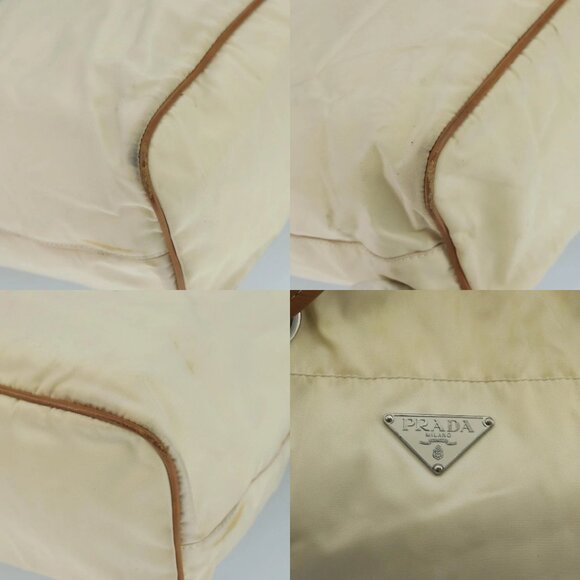 PRADA Shoulder Bag Nylon White Auth 109902 - Picture 15 of 15